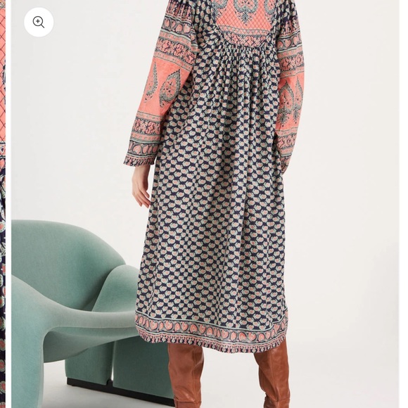 Antik Batik Madou Quilted Cotton-voile Midi Dress XS - Picture 15 of 16